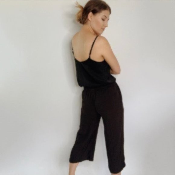 NWT Tonle LAST ONE Black Srey Pov Paperbag Pants - Picture 5 of 5
